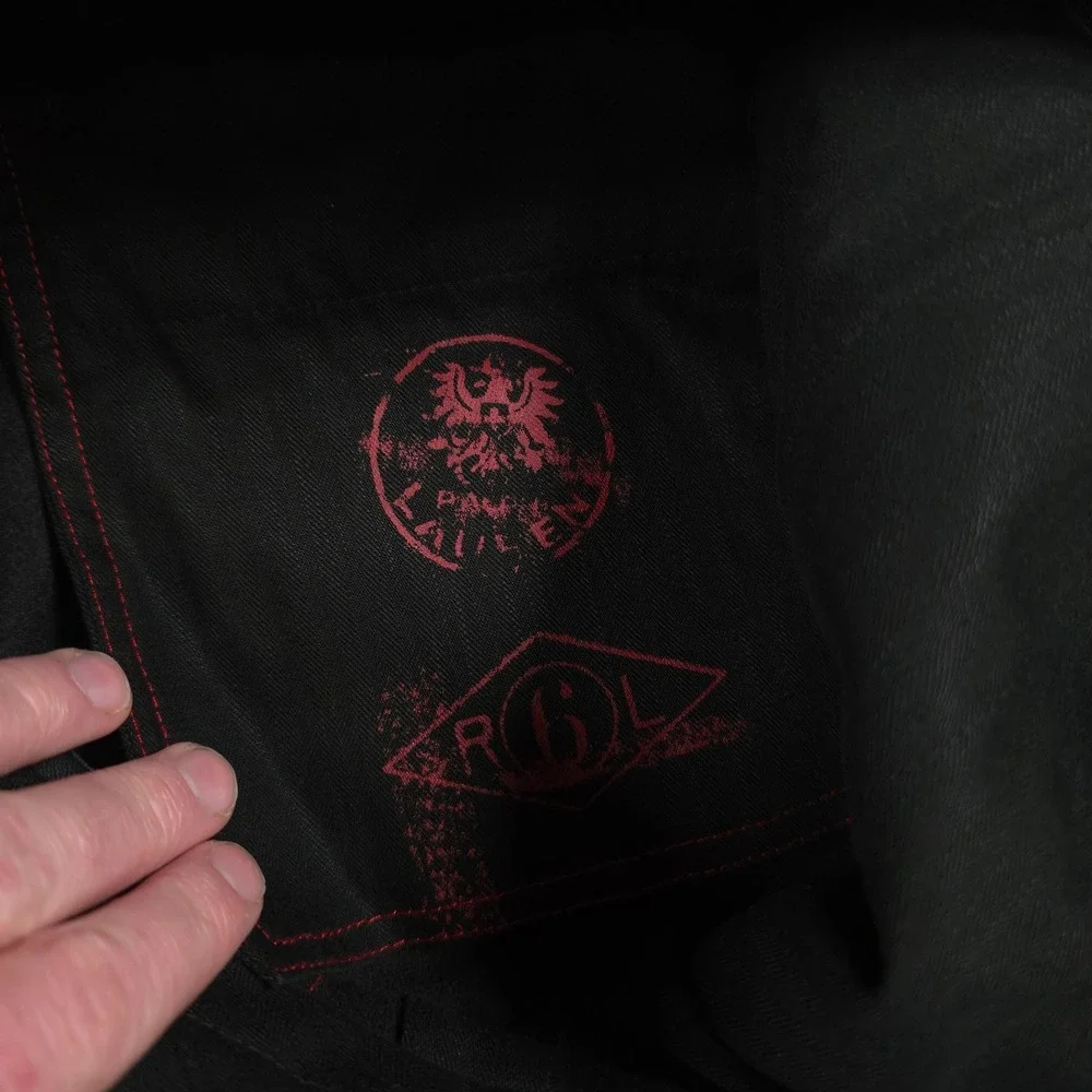 VTG Polo Ralph Lauren Trousers 34Rx31 Trousers Pleated 90s Fatigues Heavy Wool